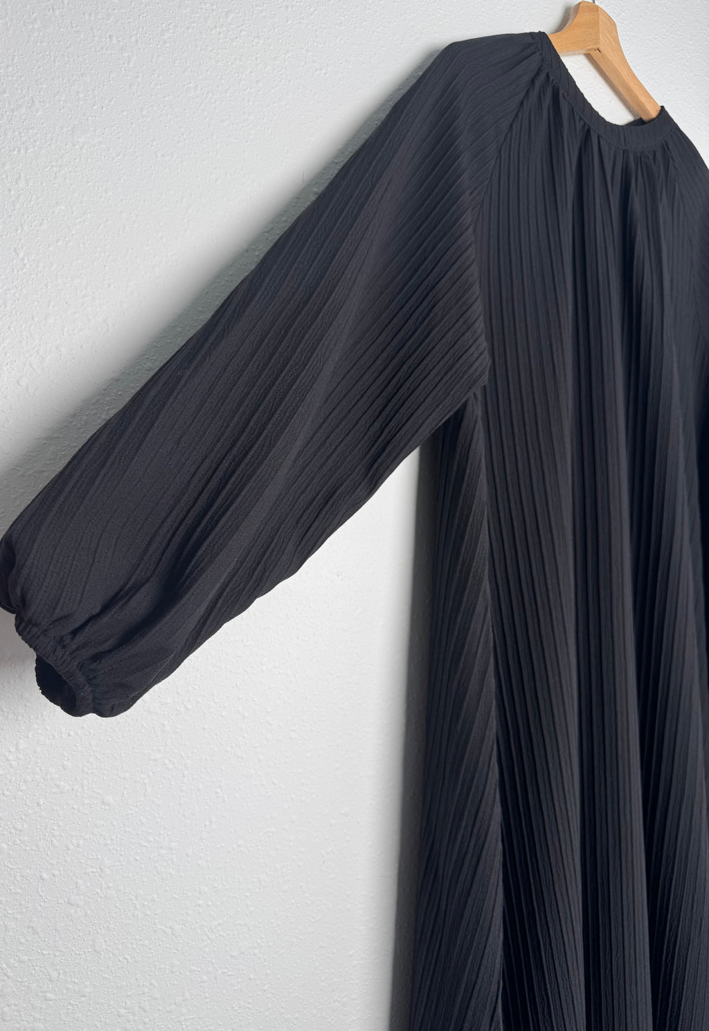 Waffle Dress - Black