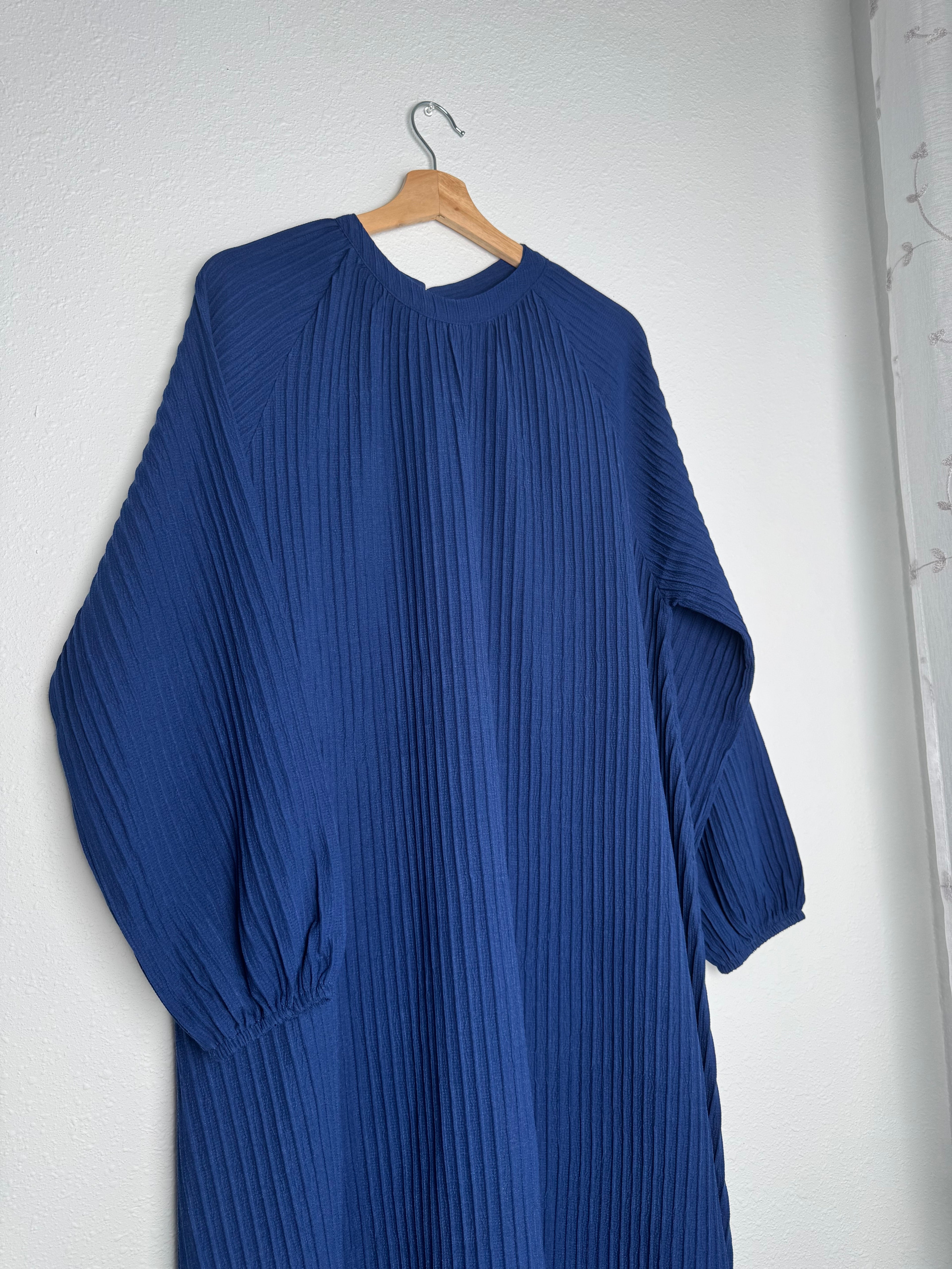 Waffle Dress - Navy