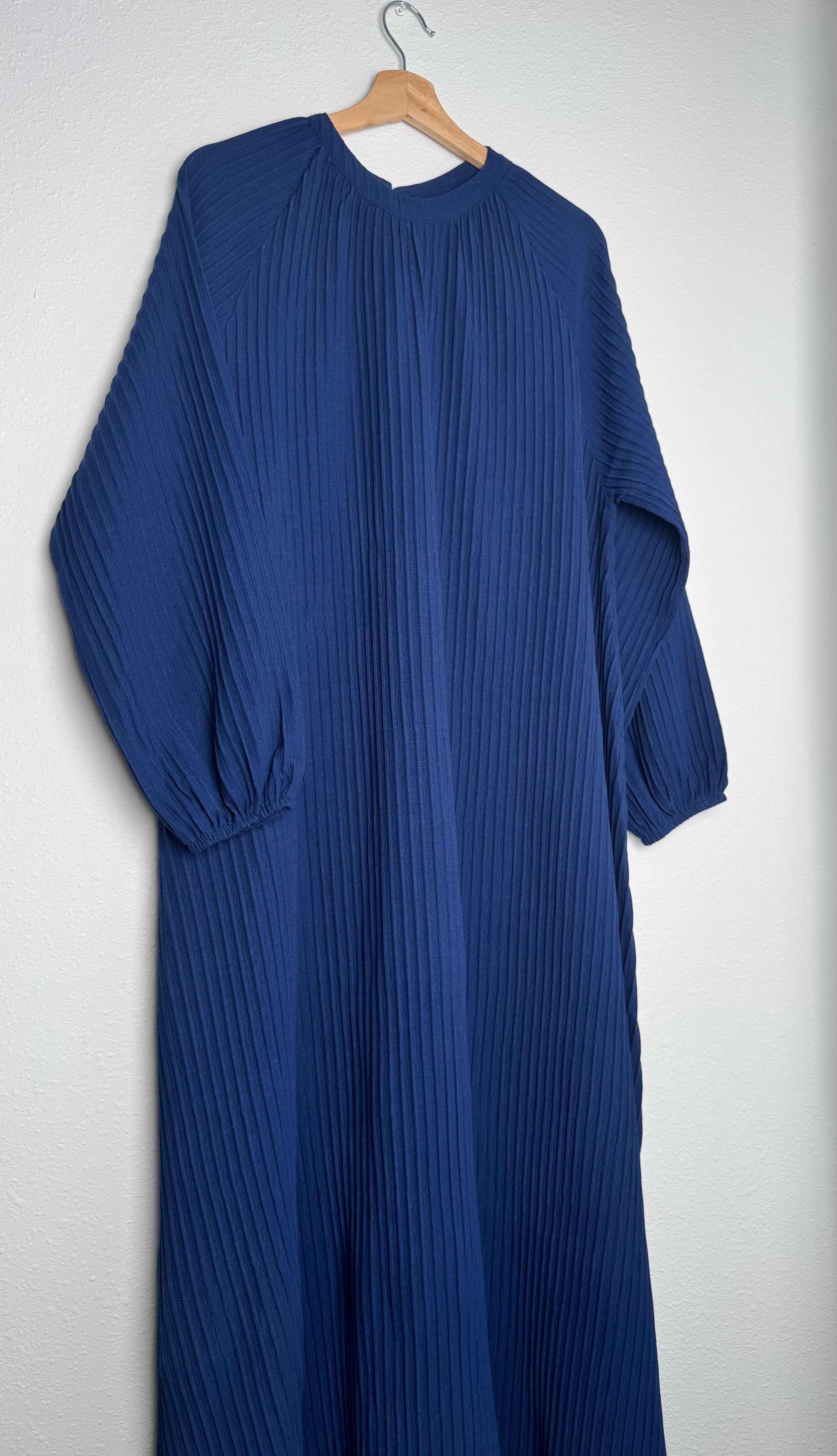 Waffle Dress - Navy