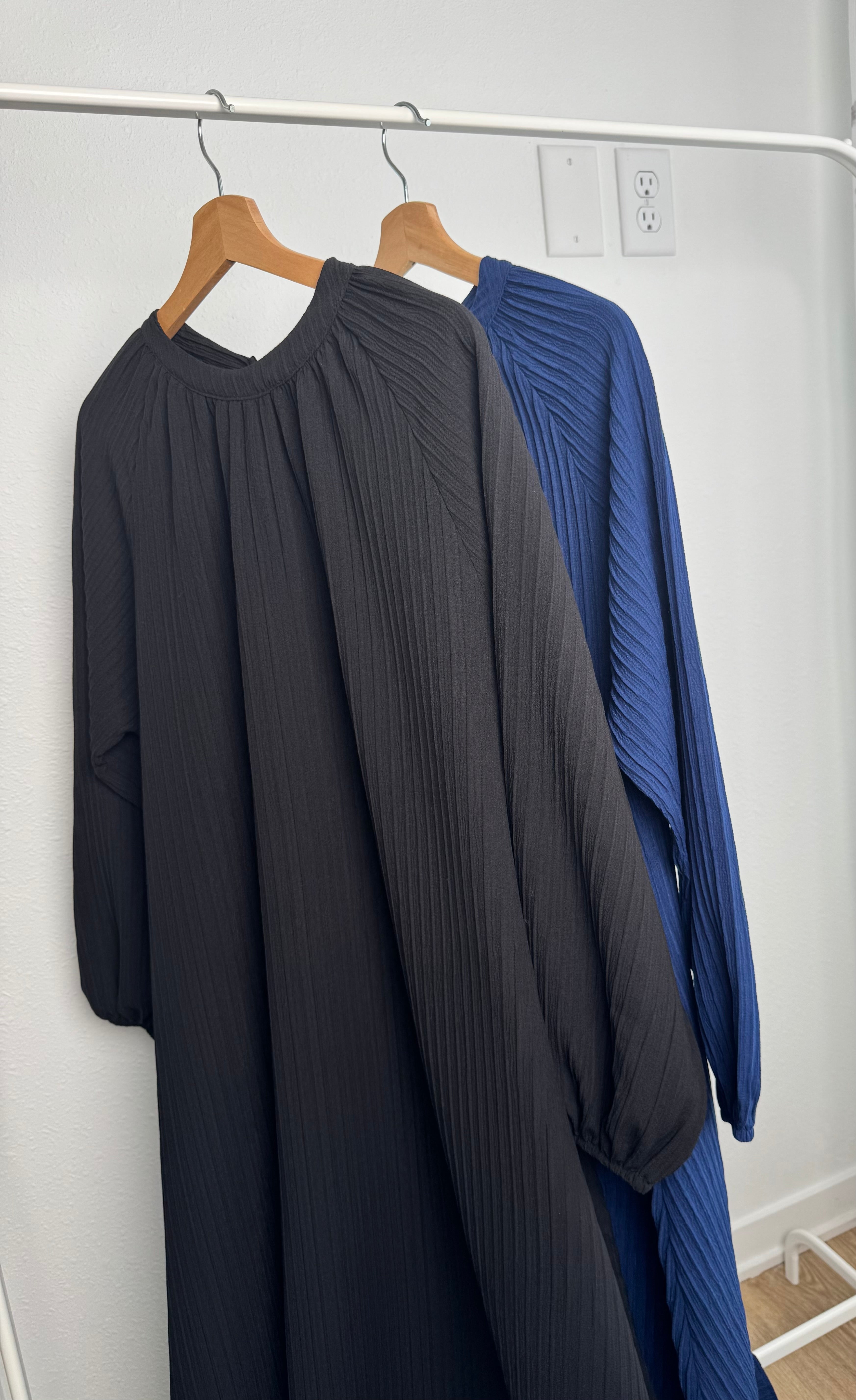 Waffle Dress - Black