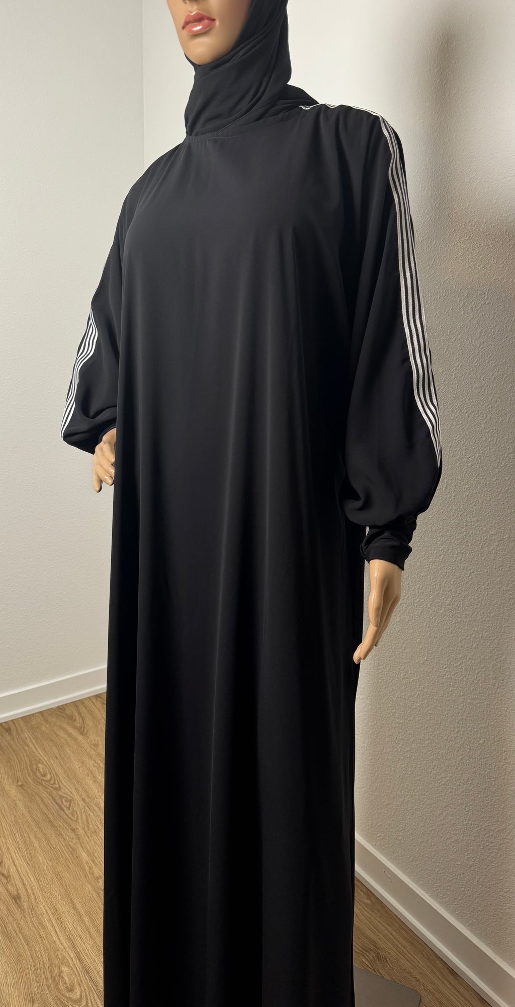 Striped Dress - Black