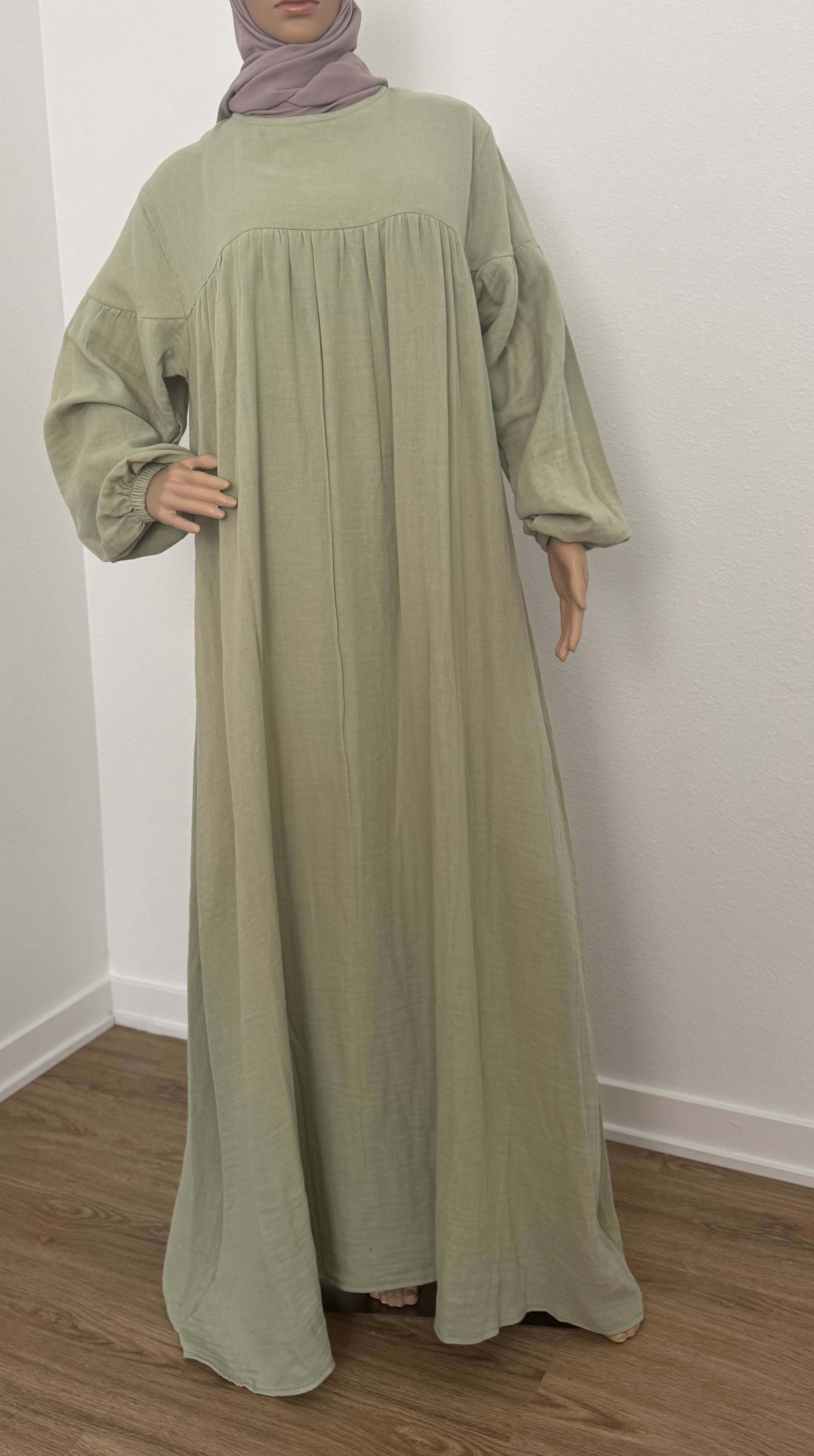Princess Muslin Cotton - Soft Green
