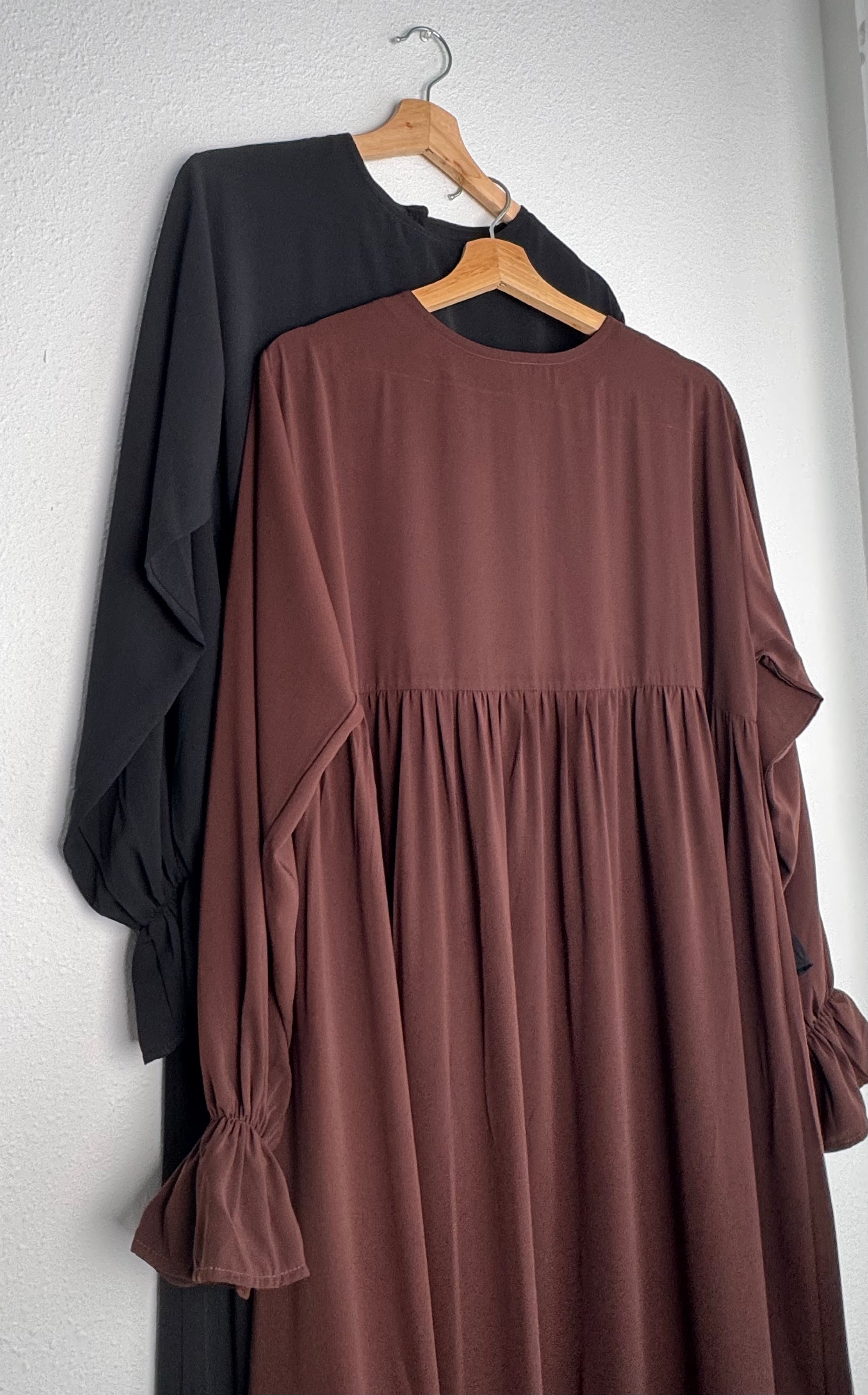 Brown Empire Dress - Egyptian Silk